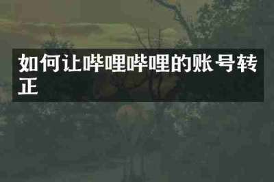 如何让哔哩哔哩的账号转正