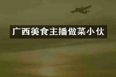 广西美食主播做菜小伙