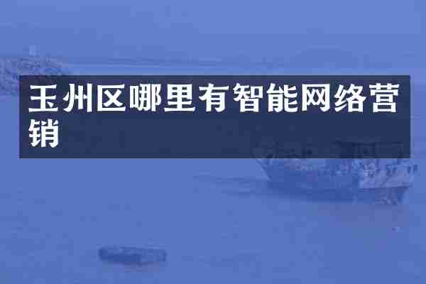 玉州区哪里有智能网络营销