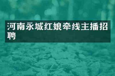 河南永城红娘牵线主播招聘