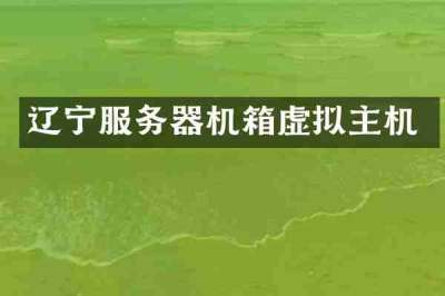 辽宁服务器机箱虚拟主机