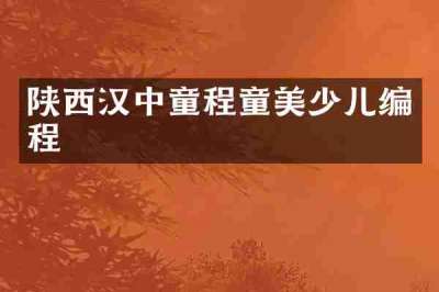 陕西汉中童程童美少儿编程