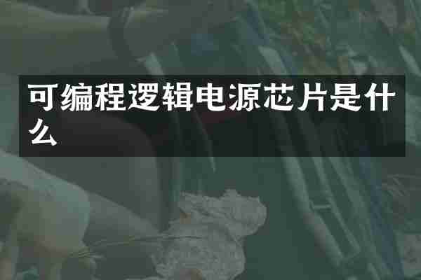 可编程逻辑电源芯片是什么