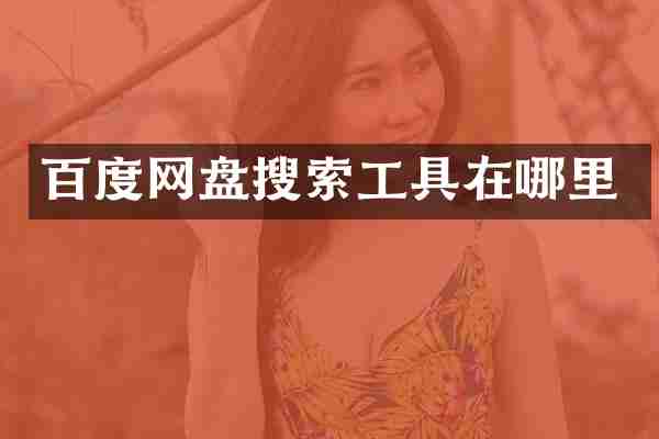 百度网盘搜索工具在哪里