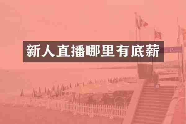 新人直播哪里有