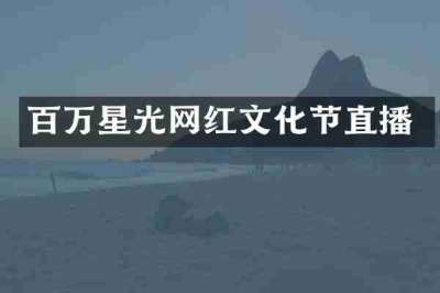百万星光网红文化节直播