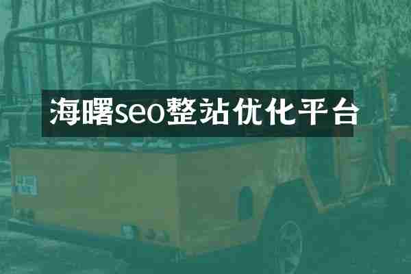 海曙seo整站优化平台