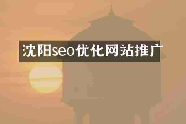 沈阳seo优化网站推广