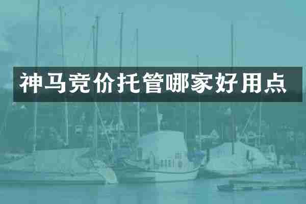 神马竞价托管哪家好用点