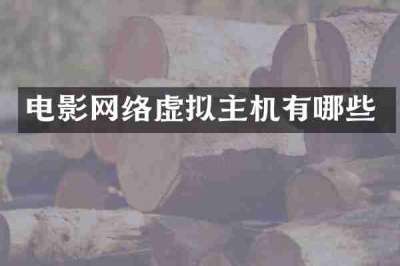 电影网络虚拟主机有哪些
