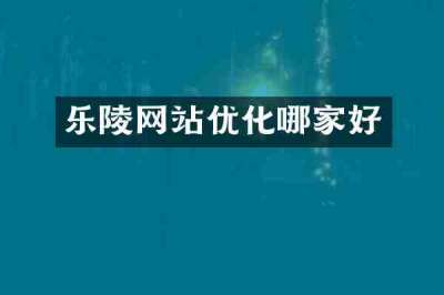 乐陵网站优化哪家好