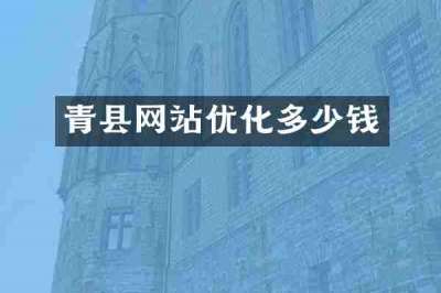 青县网站优化多少钱