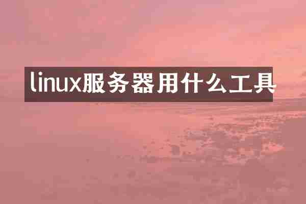 linux服务器用什么工具