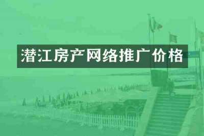 潜江房产网络推广价格