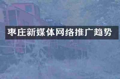 枣庄新媒体网络推广趋势
