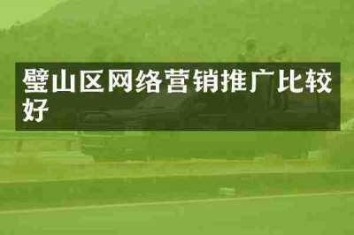 璧山区网络营销推广比较好