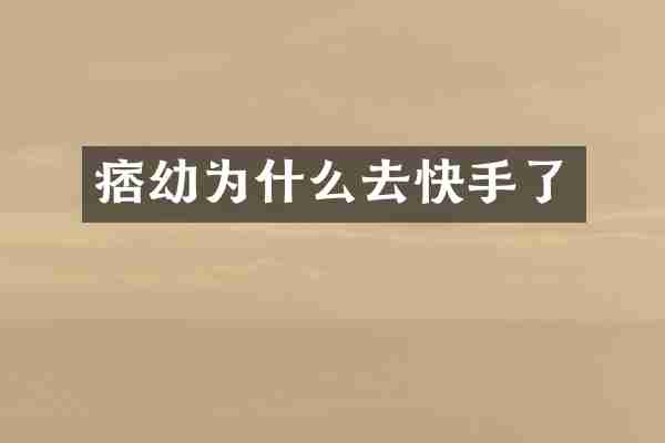 痞幼为什么去快手了