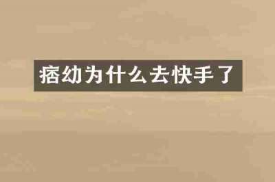 痞幼为什么去快手了