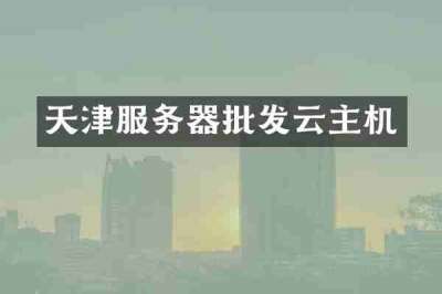 天津服务器批发云主机