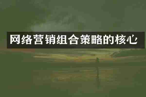 网络营销组合策略的核心