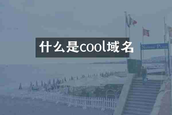 什么是cool域名
