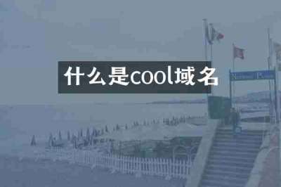 什么是cool域名