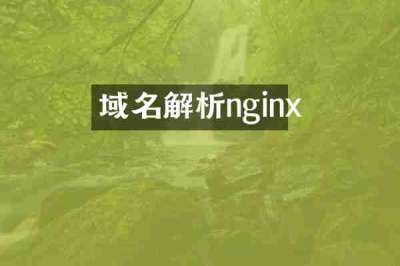 域名解析nginx