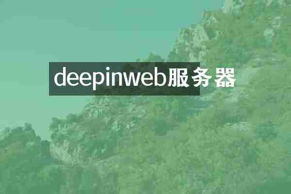 deepinweb服务器