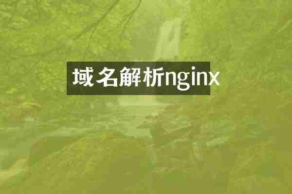 域名解析nginx