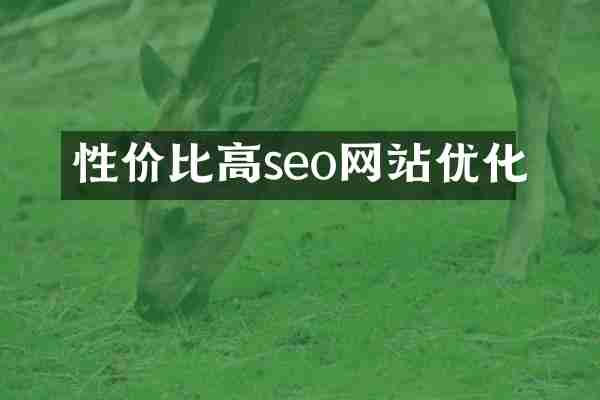 性价比高seo网站优化