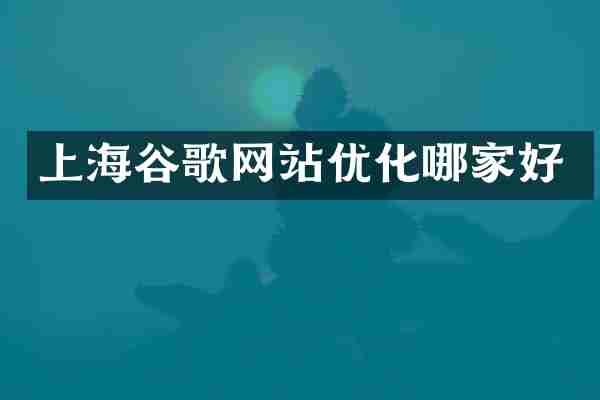 上海谷歌网站优化哪家好