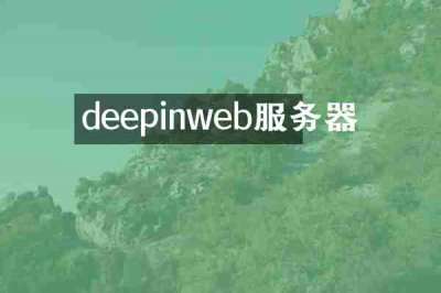 deepinweb服务器