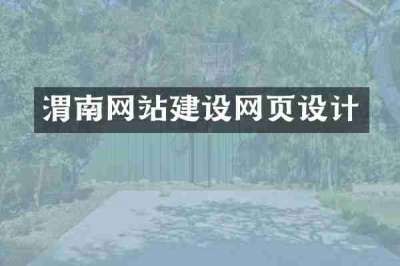 渭南网站建设网页设计