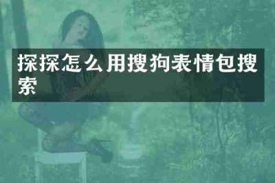 探探怎么用搜狗表情包搜索