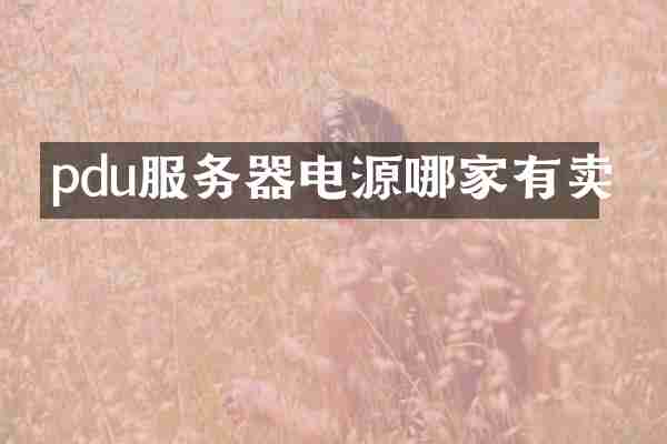 pdu服务器电源哪家有卖