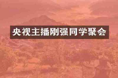 央视主播刚强同学聚会