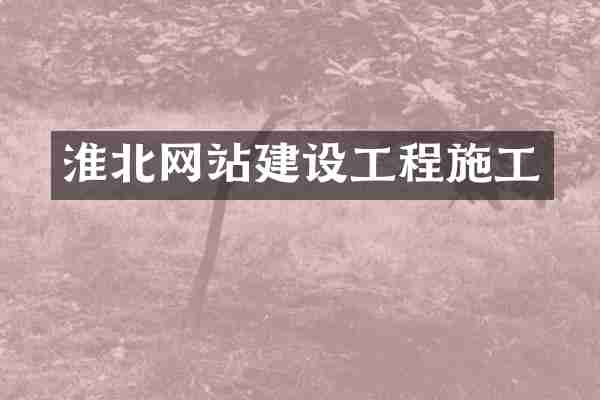 淮北网站建设工程施工