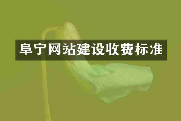 阜宁网站建设收费标准