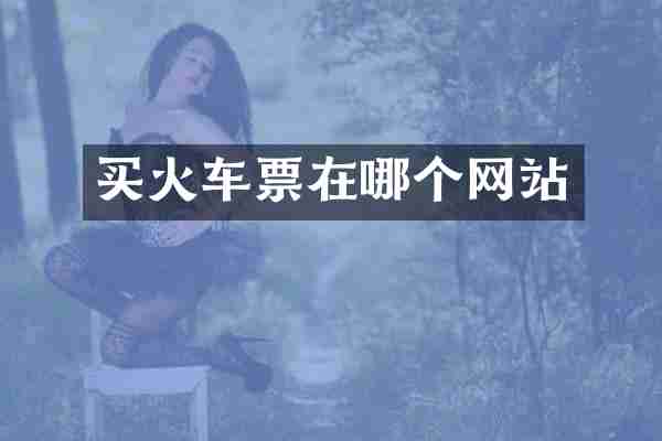 买火车票在哪个网站