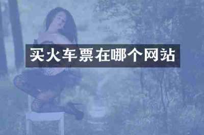 买火车票在哪个网站