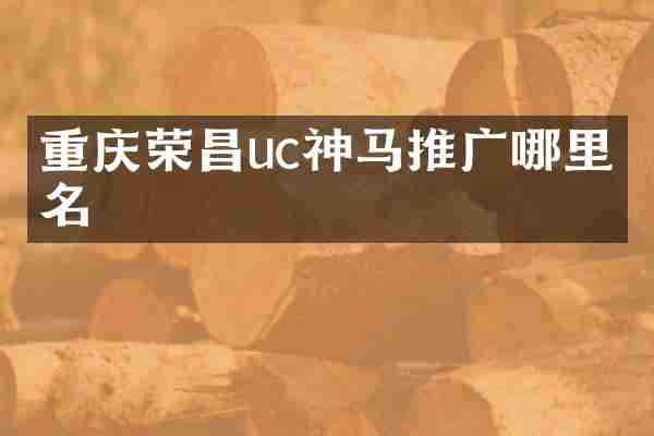 重庆荣昌uc神马推广哪里有名