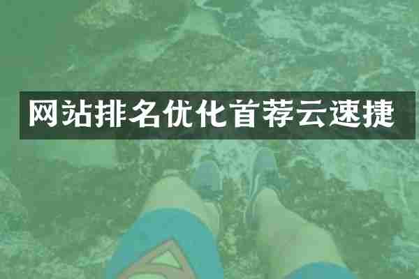 网站排名优化首荐云速捷
