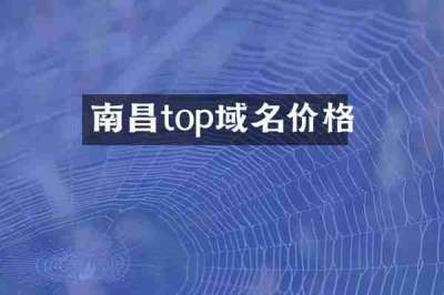 南昌top域名价格