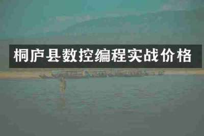 桐庐县数控编程实战价格