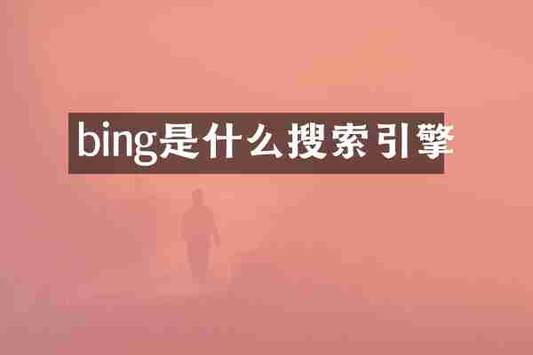 bing是什么搜索引擎