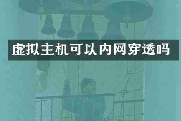 虚拟主机可以内网穿透吗