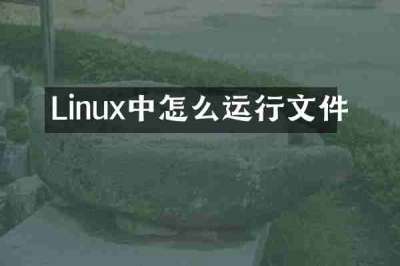 Linux中怎么运行文件
