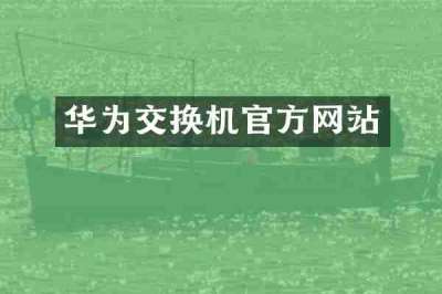 华为交换机官方网站