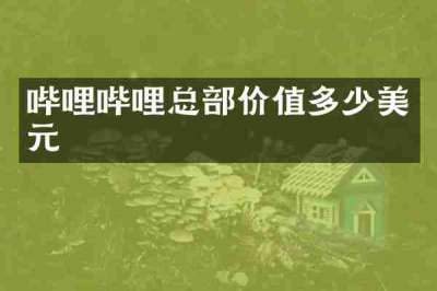哔哩哔哩总部价值多少美元