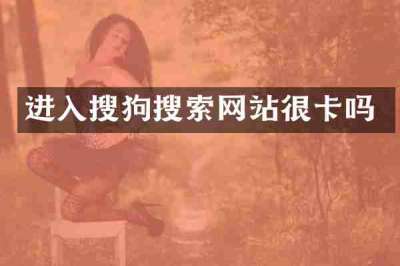 进入搜狗搜索网站很卡吗